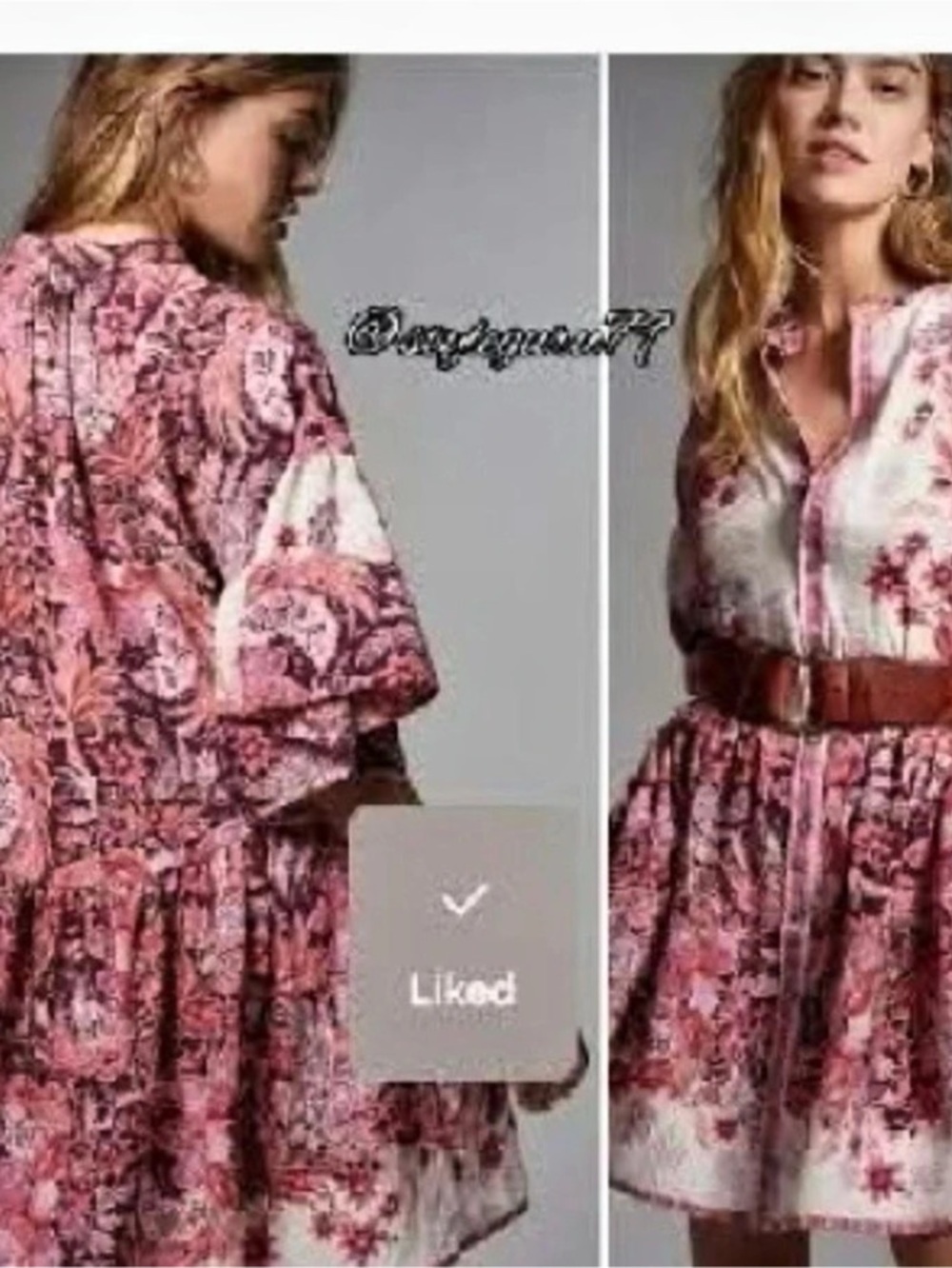 Anthropologie Janelle Oversized Tunic dress